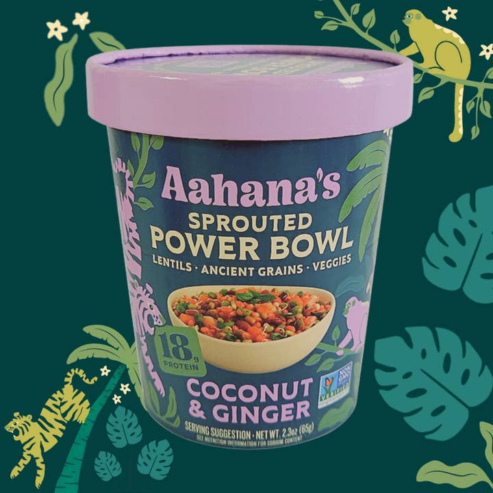 Coconut & Ginger - Sprouted Power Bowl - Vegan, Gluten-Free for wholesale by Aahana's Naturals