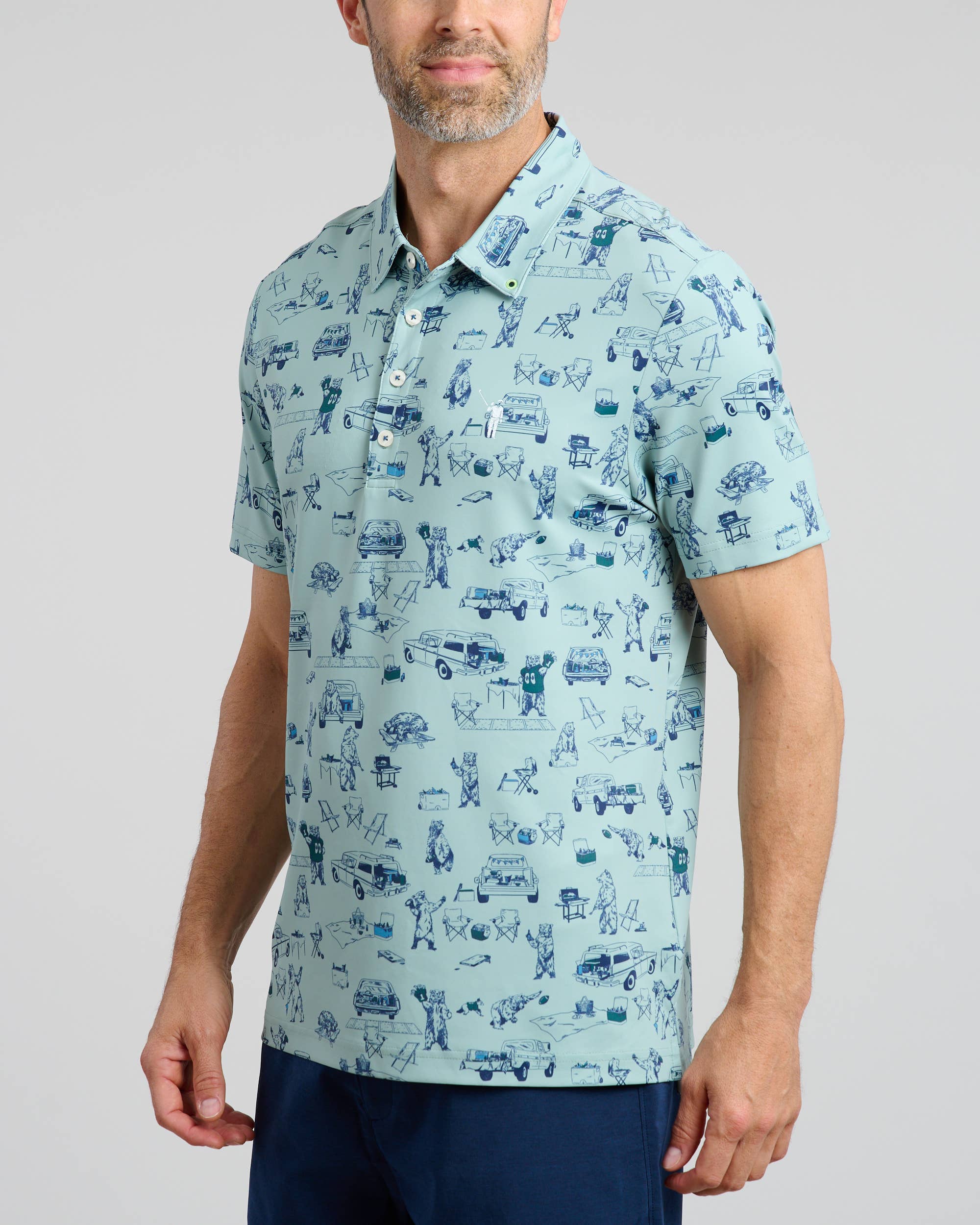 William Murray Golf - Wholesale Polo - Men's - Beargating Polo4