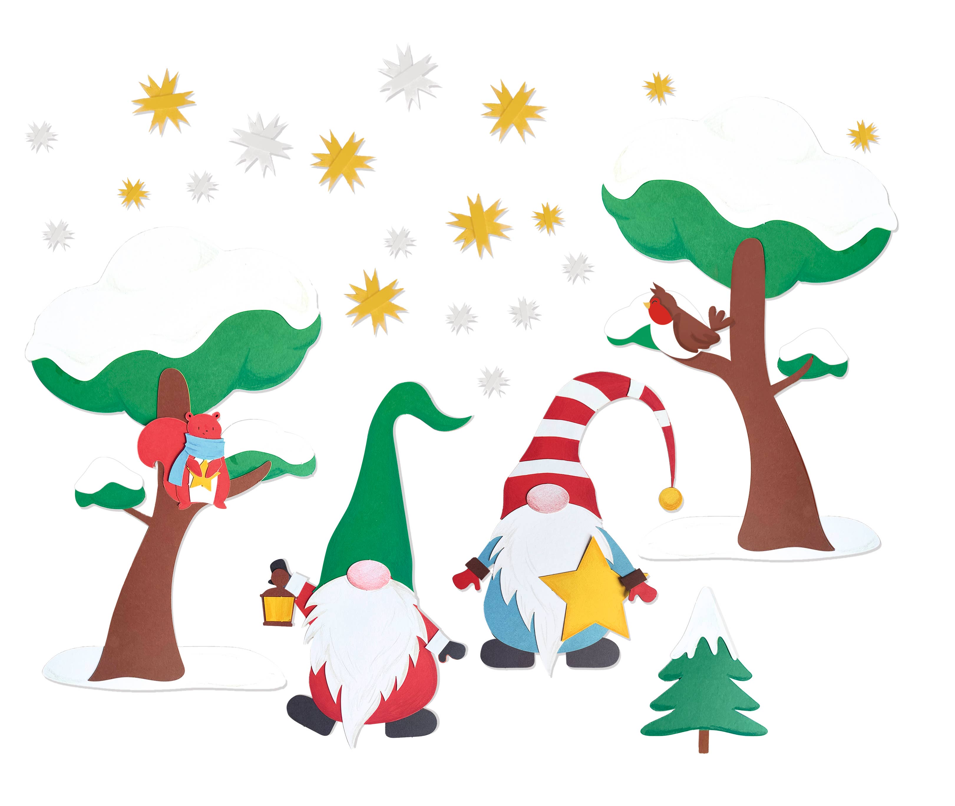 URSUS® / Buntpapierfabrik Ludwig Bähr GmbH & Co. KG – wholesale DIY craft kit – “Winter Magic” window picture1