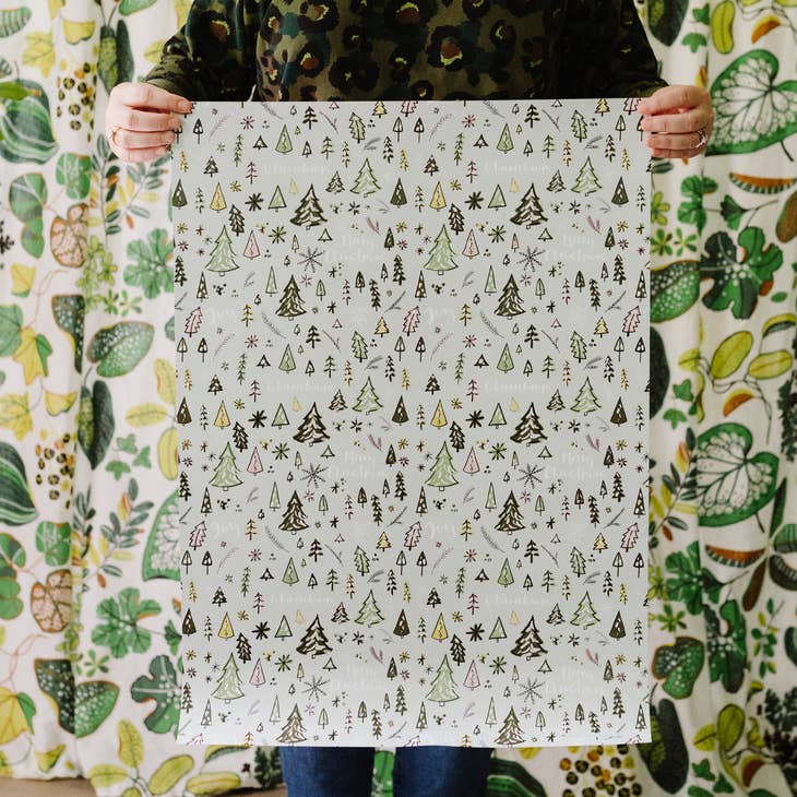 Pine Holiday Tissue Paper, 20x30, Bulk 240 Sheet Pack