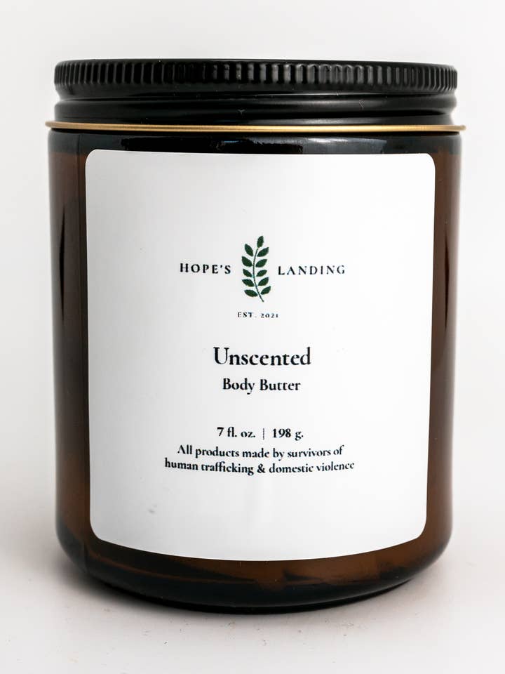 Unscented Body Butter for wholesale by Hope's Landing