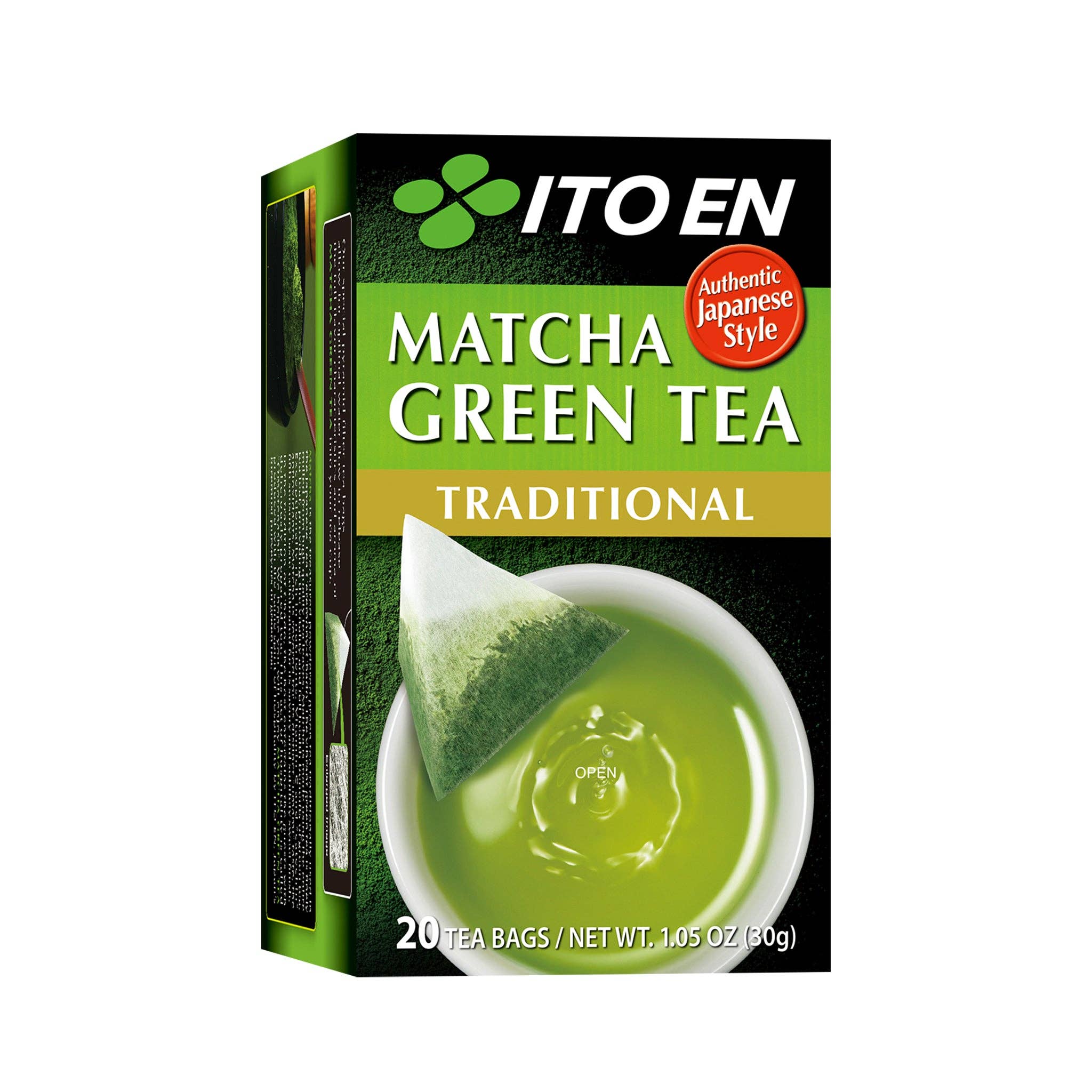 ITO EN - Wholesale Tea Bags - Ito En Matcha Green Tea Traditional Tea Bags (Case of 8)