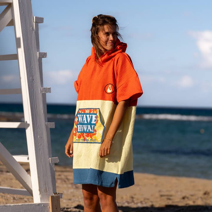 WAVE HAWAII – Großhandel Poncho – Unisex – WAVE HAWAII Reiseponcho Wailua7