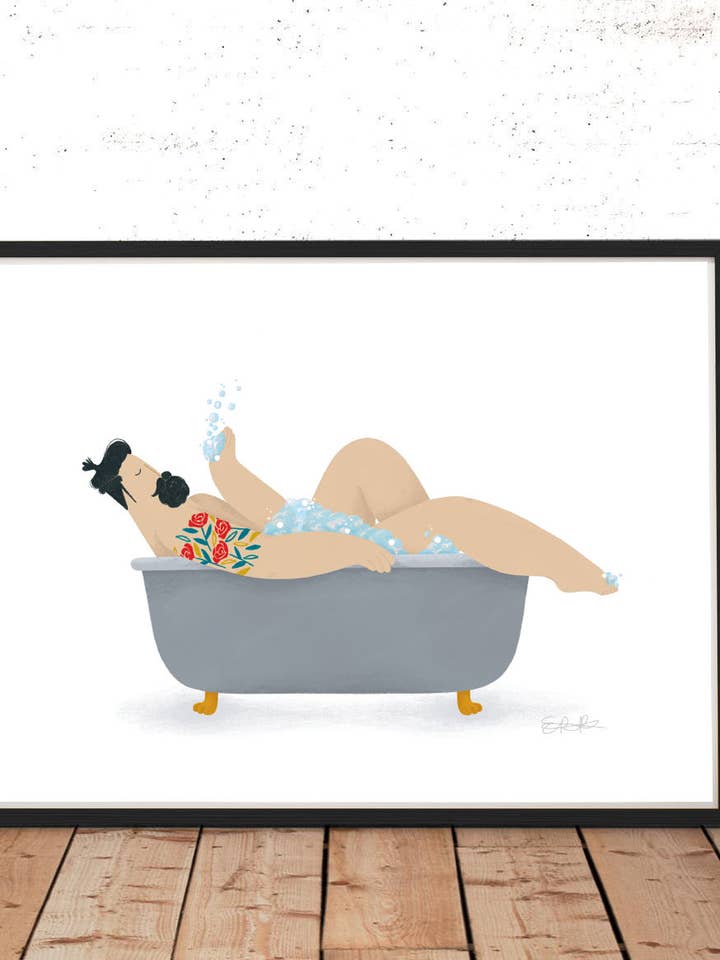 A4 Print - Sexy Bath for wholesale by Elsa Rose Frere