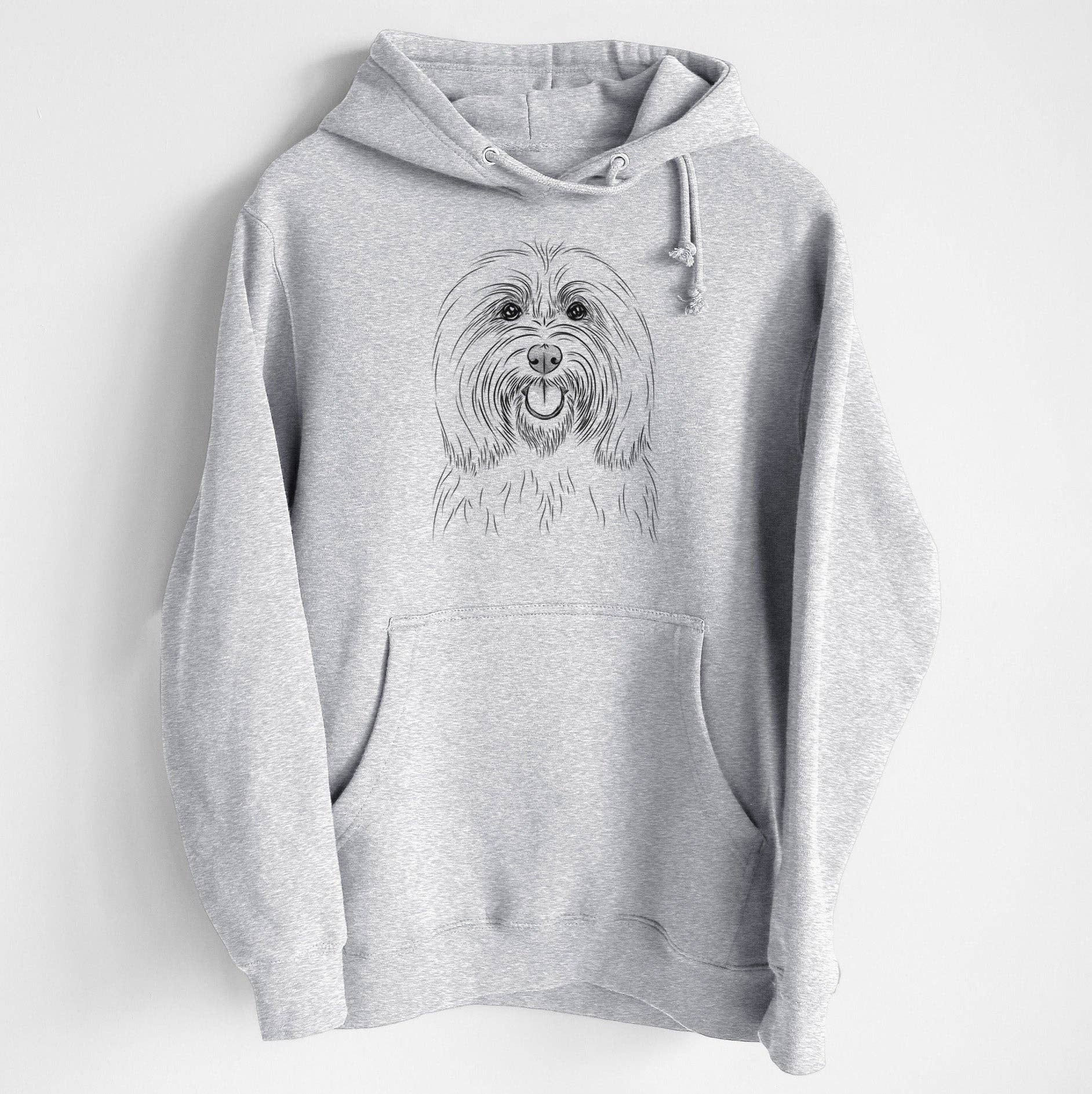 Inkopious - Wholesale Hoodie - Unisex - Claude the Coton de Tulear- Heavyweight Fleece Hoodie0