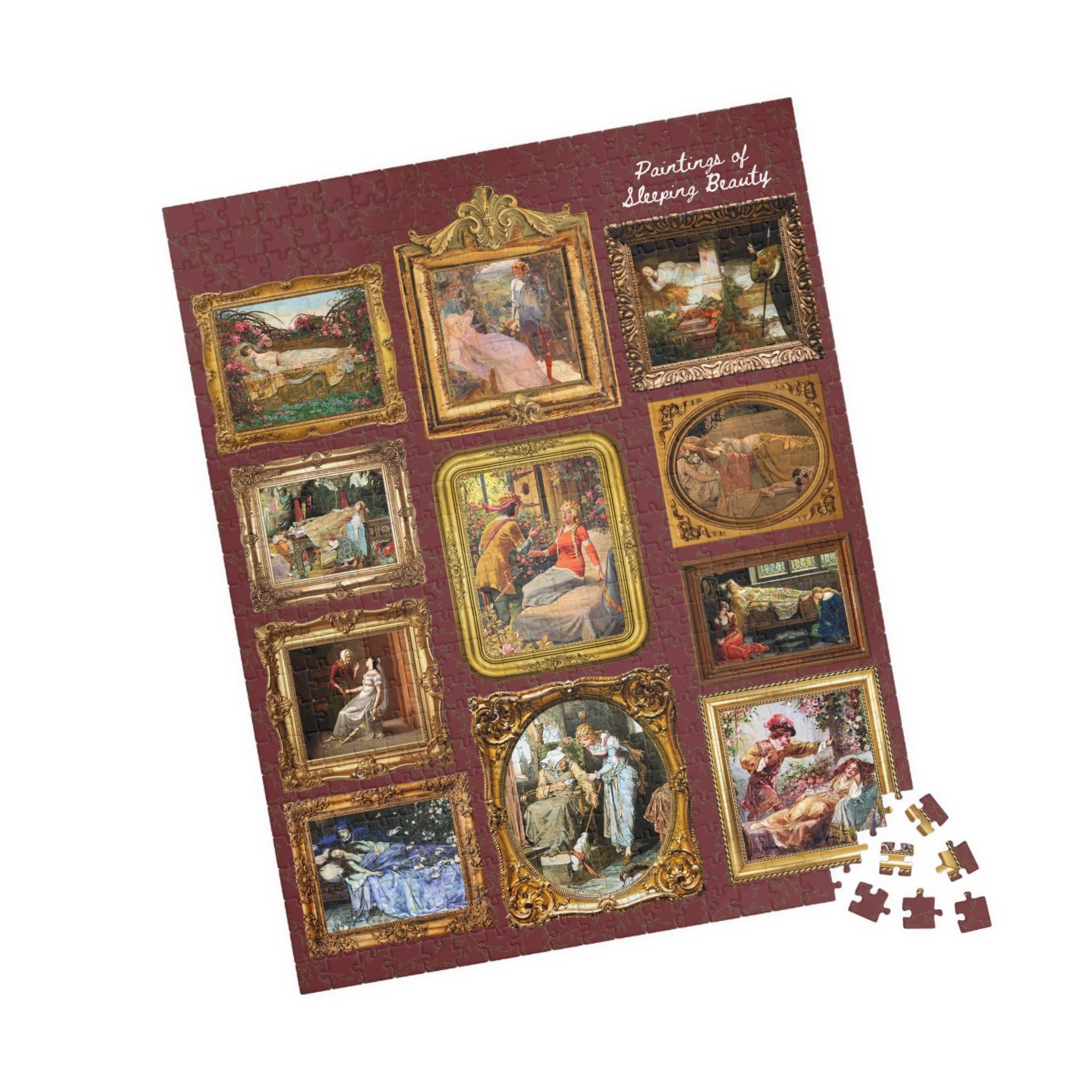 Opal and June - Wholesale Puzzle - Adult - Bookish Fairy Tale Art History Puzzle: Paintings of Sleeping Beauty8