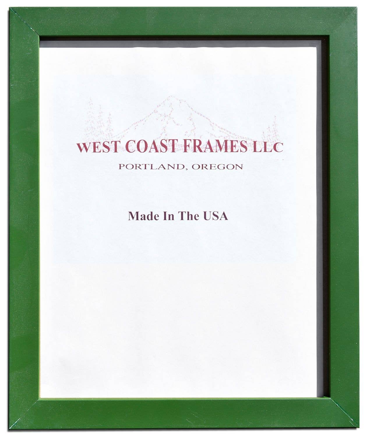 West Coast Frames LLC - Vente Cadres photos - 310150 Cadre en bois vert - Verre transparent0