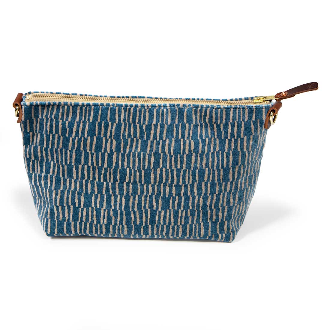 General Knot & Co. - Wholesale Clutch Bag - Women's - Everyday Velvet Clutch- Blue Beams2