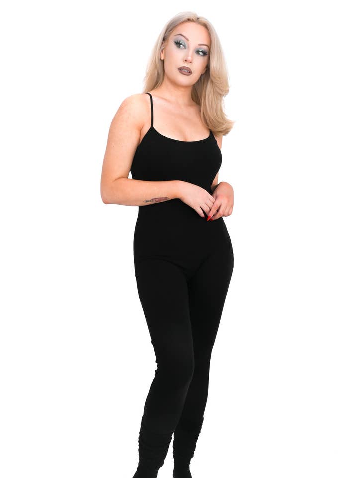 Spaghetti Strap Jumpsuit for wholesale by Foxblood