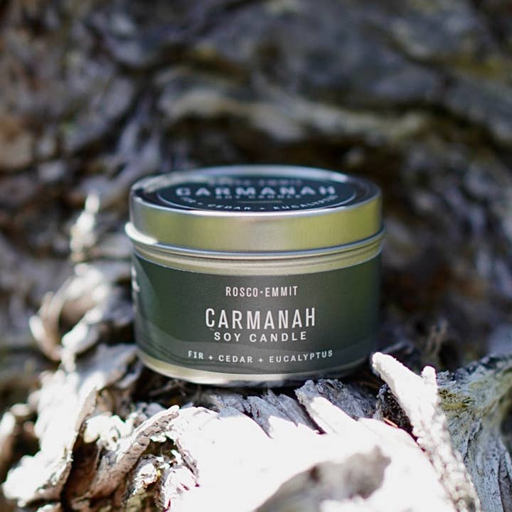 Rosco x Emmit – Engroshandel Rejsestearinlys – Carmanah soja stearinlys 4 oz5