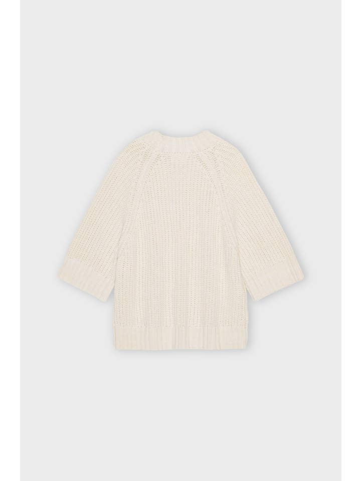 change rib knit - ecru melange for wholesale on Faire
