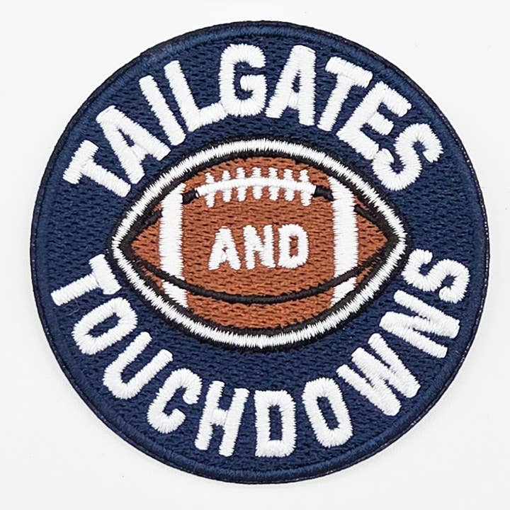 Trendy Transfers - Wholesale Patch - Tailgates And Touchdowns Embroidered HAT/POCKET Patch2