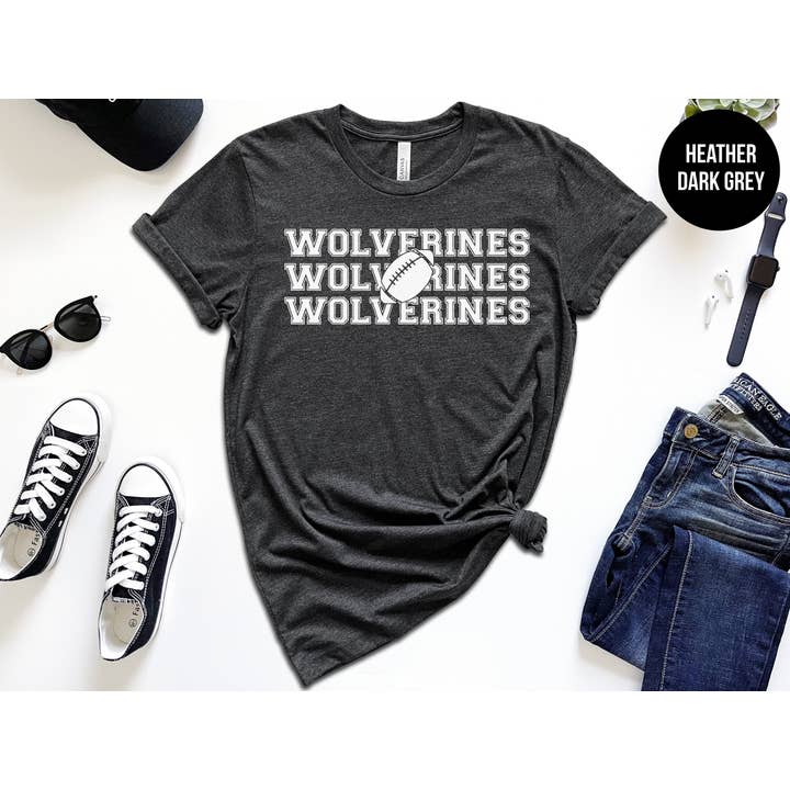 The Shirt Republic - Wholesale Screen Printed T-Shirt - Women's - Wolverines Football1