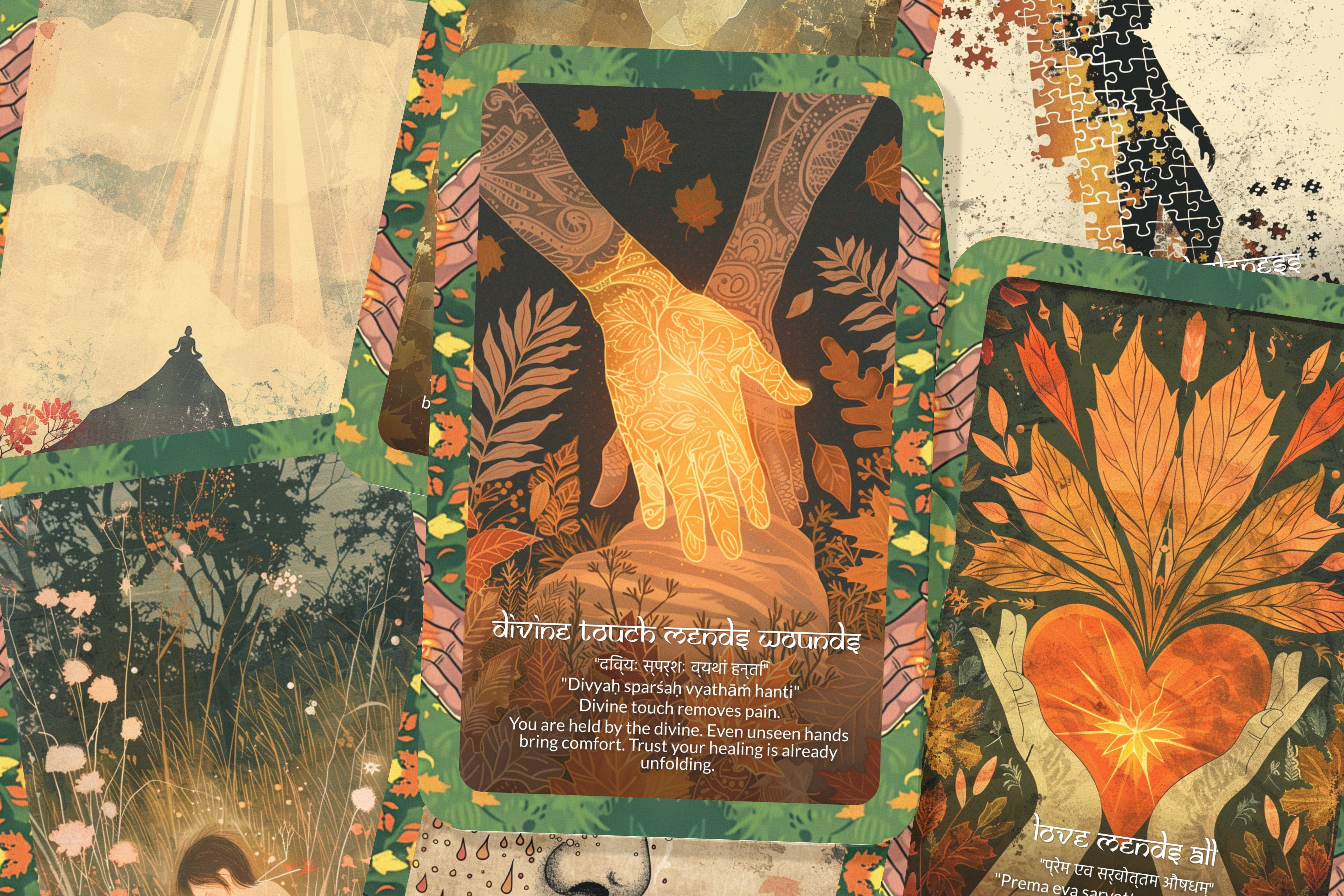 IBIZA TAROT – wholesale Tarot-kort – Healing Mantra – ett orakelkort för återhämtning – 22 orakelkort – återvändande till helhet4