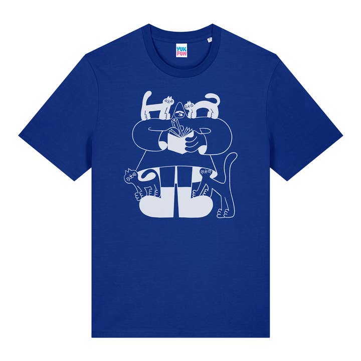 YUK FUN Drawing Cats T-shirt for wholesale by YUK FUN