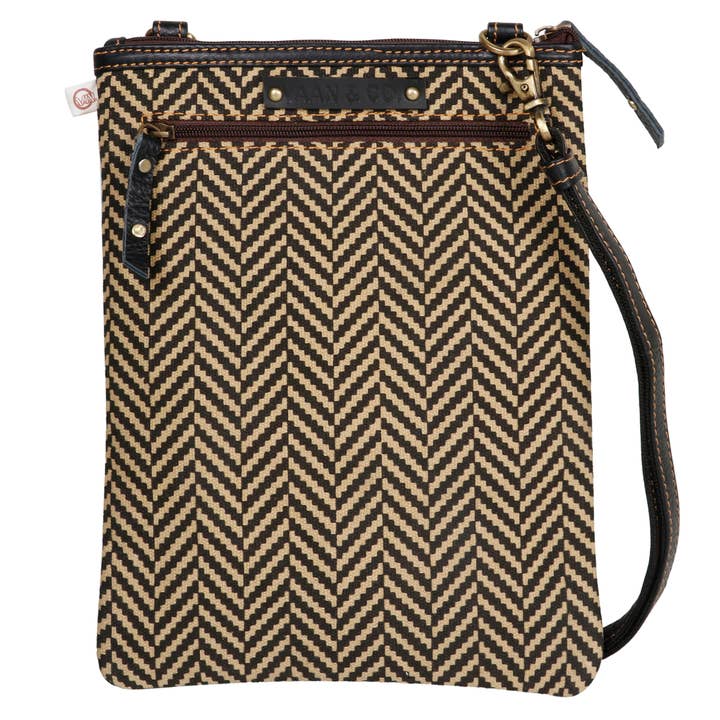 Vaan & Co. - Wholesale Crossbody Bag - Unisex - Patterson Herringbone Crossbody5