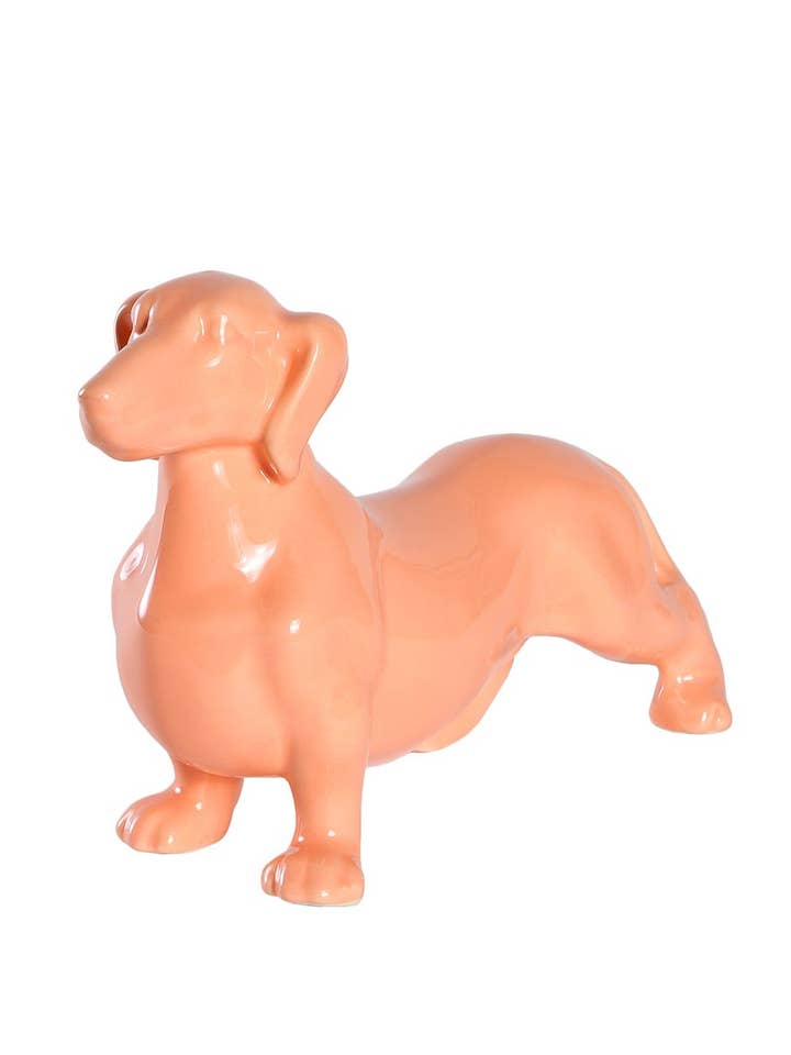 Stehende Dackel Keramikstatue für den Großhandel von NAYOTHECORGI