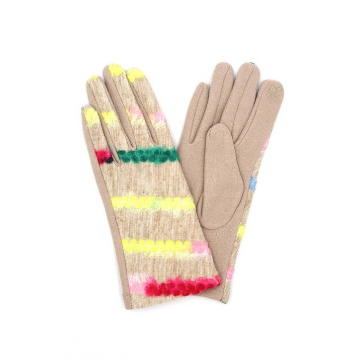 Artini Accessories – Engroshandel Handsker - Dame – Presset garnmode vinter smarte handsker