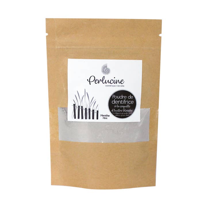 White oyster shell toothpaste powder for wholesale by PERLUCINE