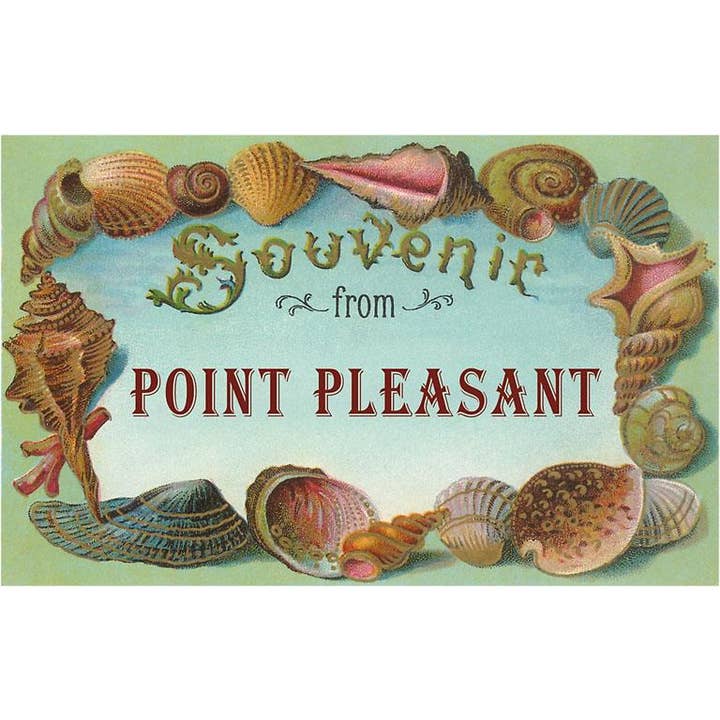 Konsttryck NJ-378 Souvenir från Point Pleasant, New Jersey för wholesale av Found Image Press