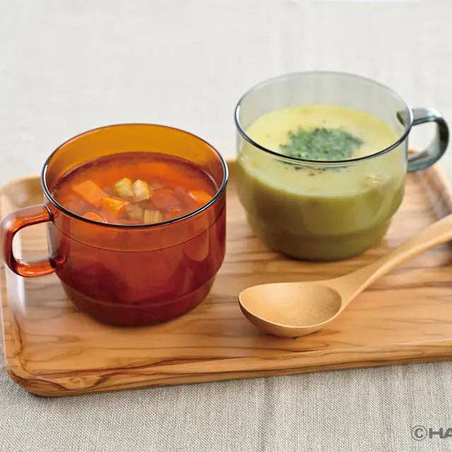 Colors Glass Stackable Mug 300mL for wholesale by HARIO USA