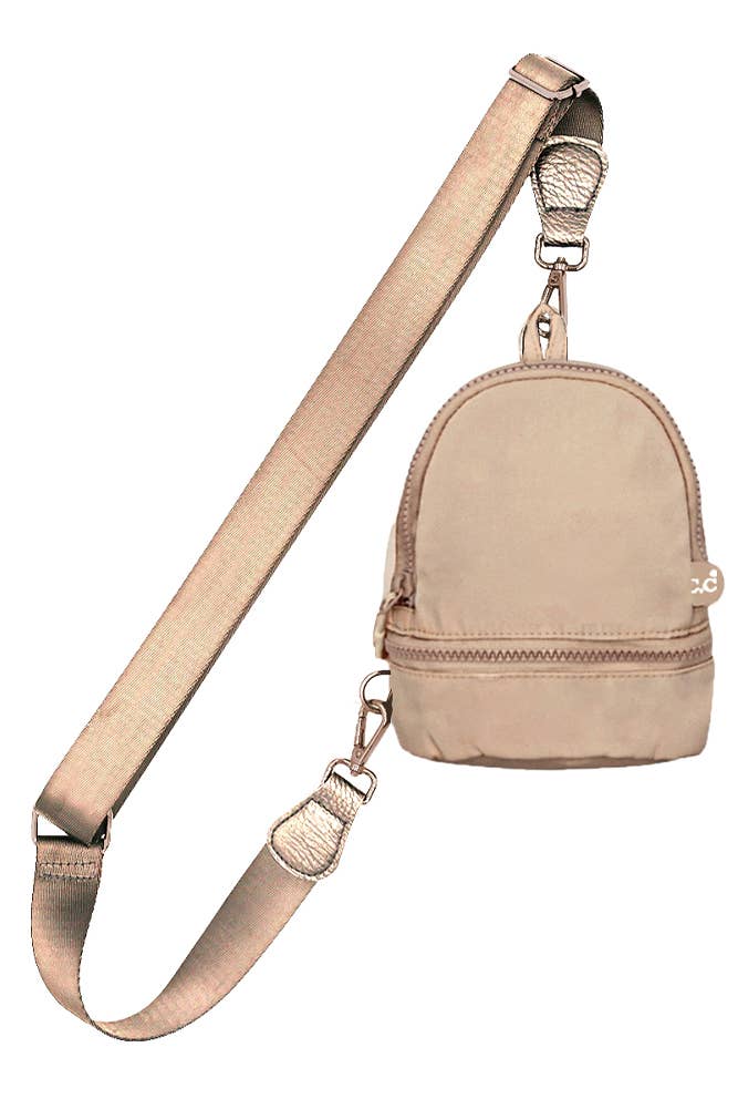 Hana - Wholesale Crossbody Bag - Women's - C.C Mini Solid Sling Backpack1