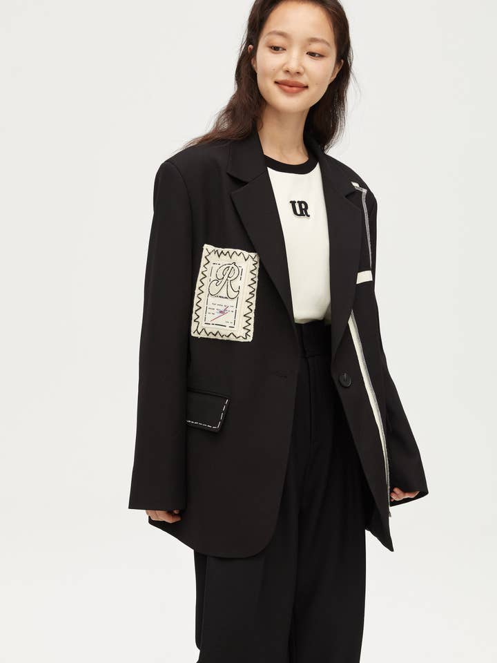 Urlazh - Wholesale Blazer - Women's - Structured Suit-Blazer4