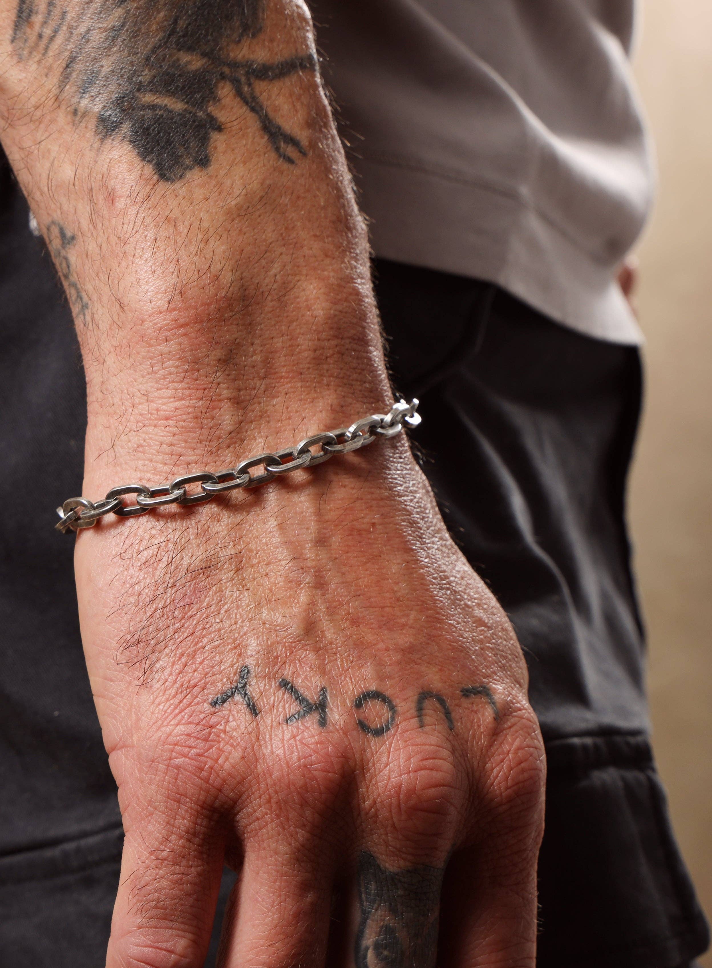 We Are All Smith – Großhandel Glieder- & Kettenarmband – Dickes Kabelkettenarmband aus 925er-Sterlingsilber für Herren9