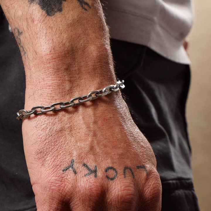 We Are All Smith – Großhandel Glieder- & Kettenarmband – Dickes Kabelkettenarmband aus 925er-Sterlingsilber für Herren9