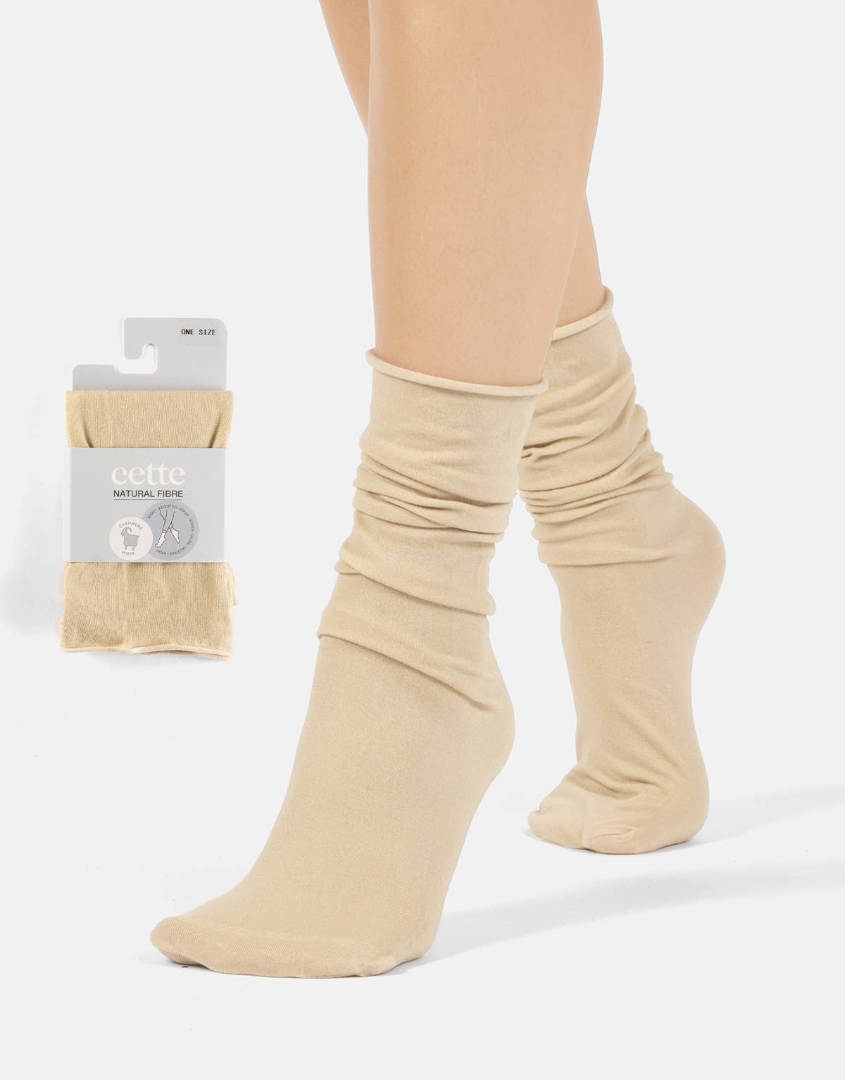 Cette - Wholesale Socks - Women's - Cashmere Wool Socks Loose Top, Winter Socks0