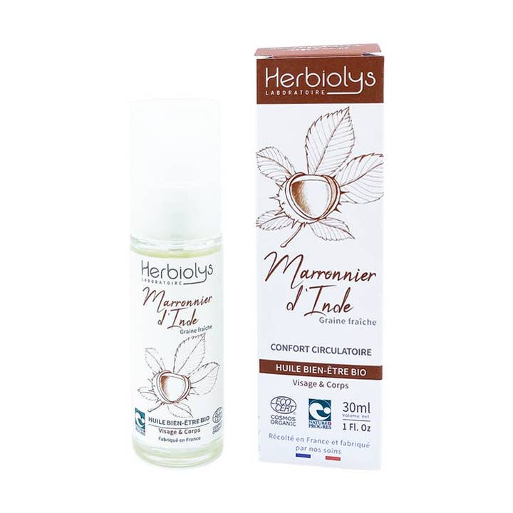 Välbefinnandeolja Hästkastanj 30 ml för wholesale av Herbiolys
