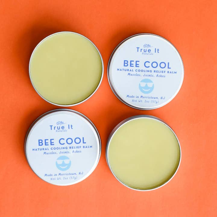 True It Naturals - Wholesale Healing Salve/Balm/Cream - BEE COOL - Natural Cooling Relief Balm - For Muscles, Joints, Aches