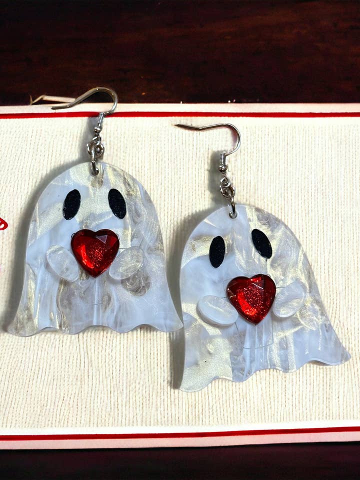 Valloween-spökörhängen för wholesale av Zombie Lounge Bootique