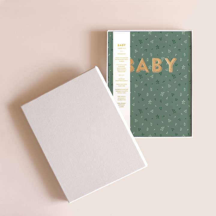 Fox & Fallow - Wholesale Memory book – Child & baby - Baby Book Pine Boxed