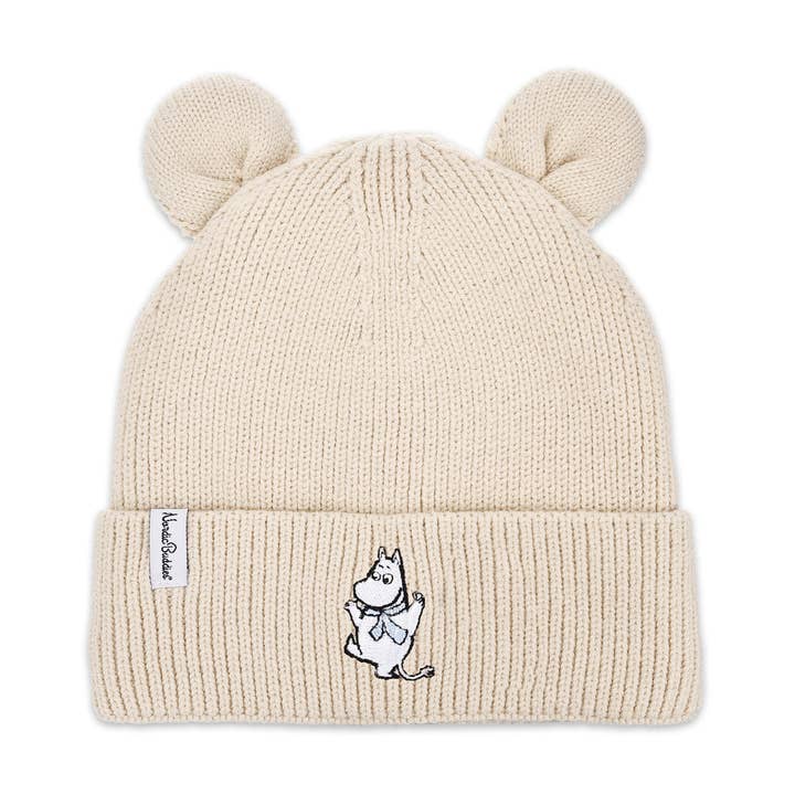 Moomintroll Winter Hat With Ears Kids - Beige for wholesale by Nordicbuddies