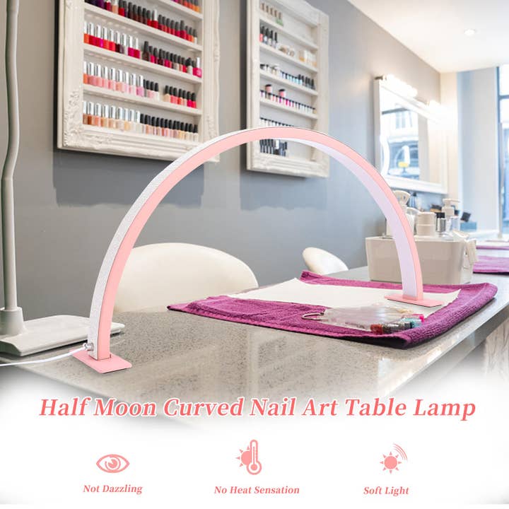 WHITE DIAMOND Half Moon Light Nail Lamp for Lash Eyelash Extension, Tattoo for wholesale on Faire14