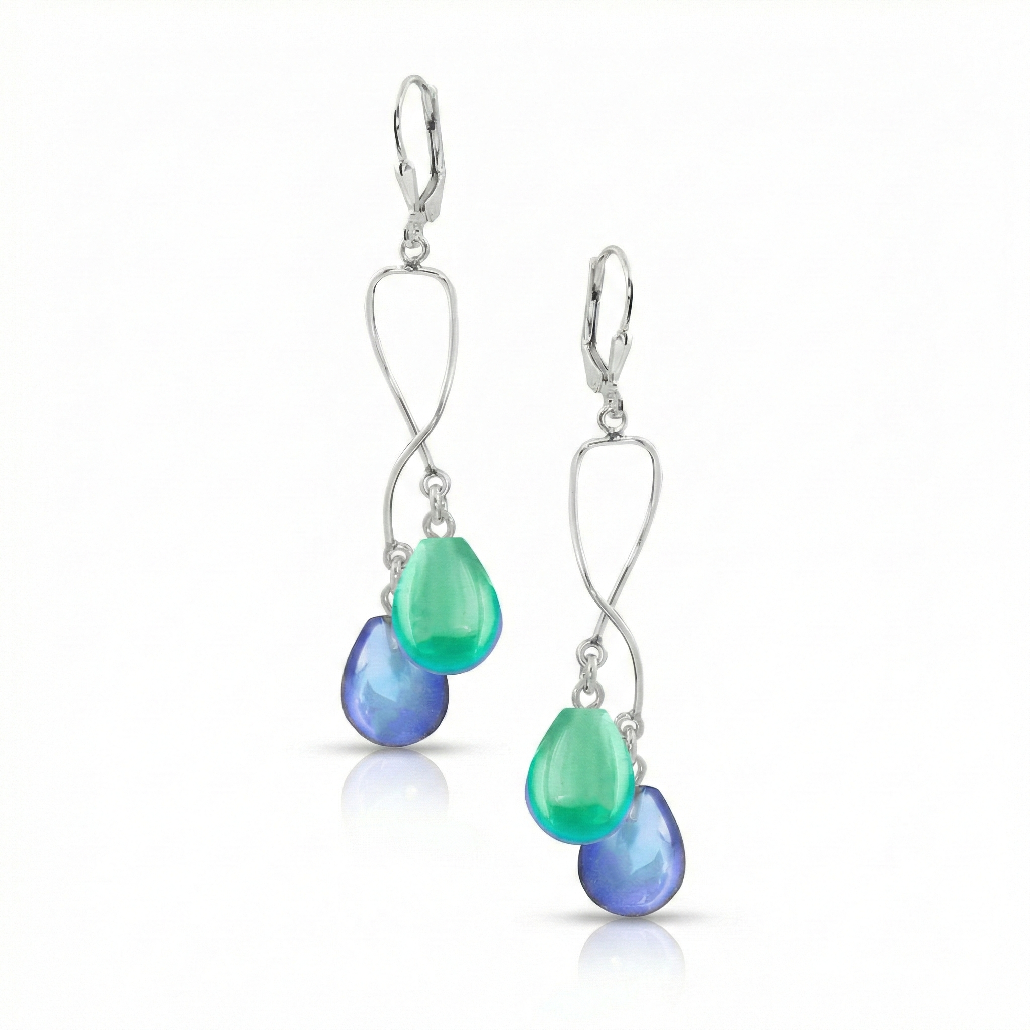LeightWorks - Aurora Crystal Jewelry - Wholesale Dangle Earrings - Spiral Earrings0