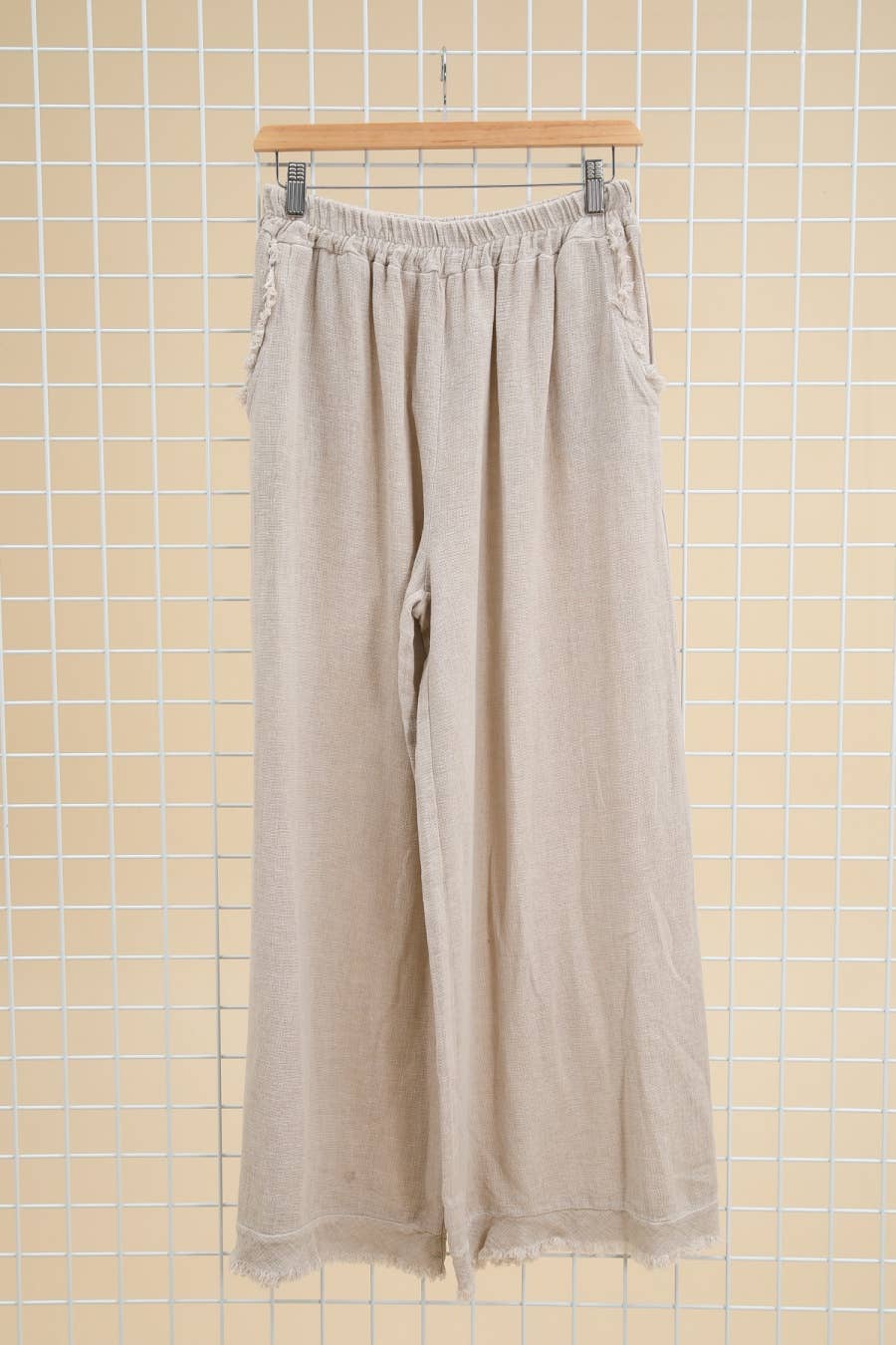 Lea & Luc - Grandes Tailles - Wholesale Pants - Women's - Plus size linen trouser SKU 999816