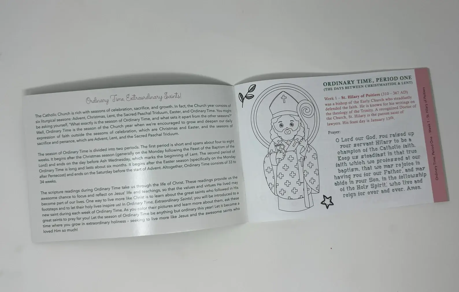 Meyer Market Designs - Wholesale Coloring & Activity Book - Kids & Baby - Catholic Saints Ordinary Time Coloring Book3