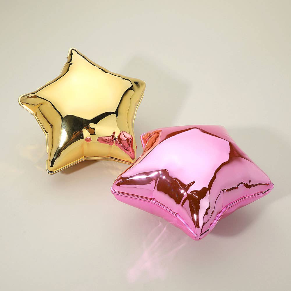 Sensibling Corp. - Wholesale Crossbody Bag - Women's - Shiny Star Shaped Clutch Bag / Crossbody Bag5