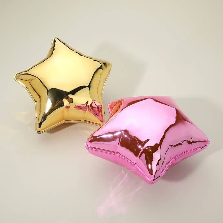 Sensibling Corp. - Wholesale Crossbody Bag - Women's - Shiny Star Shaped Clutch Bag / Crossbody Bag5