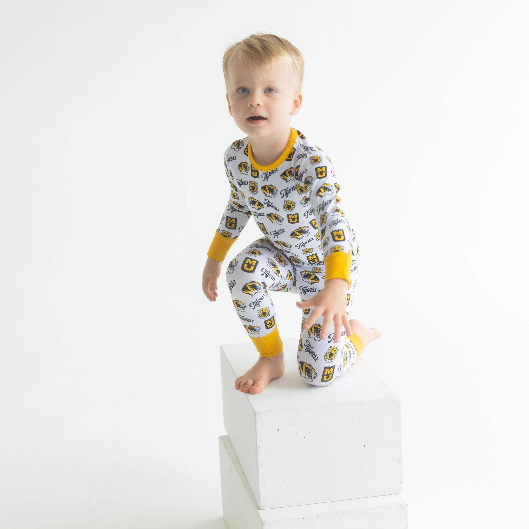 Tailgate Tikes - Wholesale Sleepwear Set - Kids - Missouri Tigers Two-Piece Pajama Set4