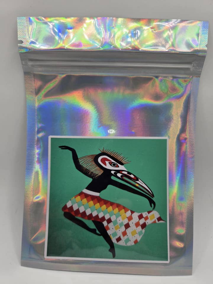 Pegatina de 3" Bailarín Cuervo para venta al por mayor de 10 Buffalos Art