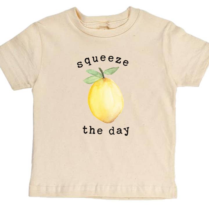 Camiseta orgânica de manga curta “Squeeze The Day” por atacado de House Of Luna