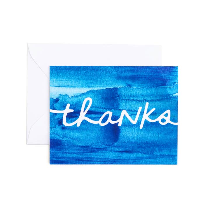 Tom Thank You Card for wholesale by Evergreen Summer