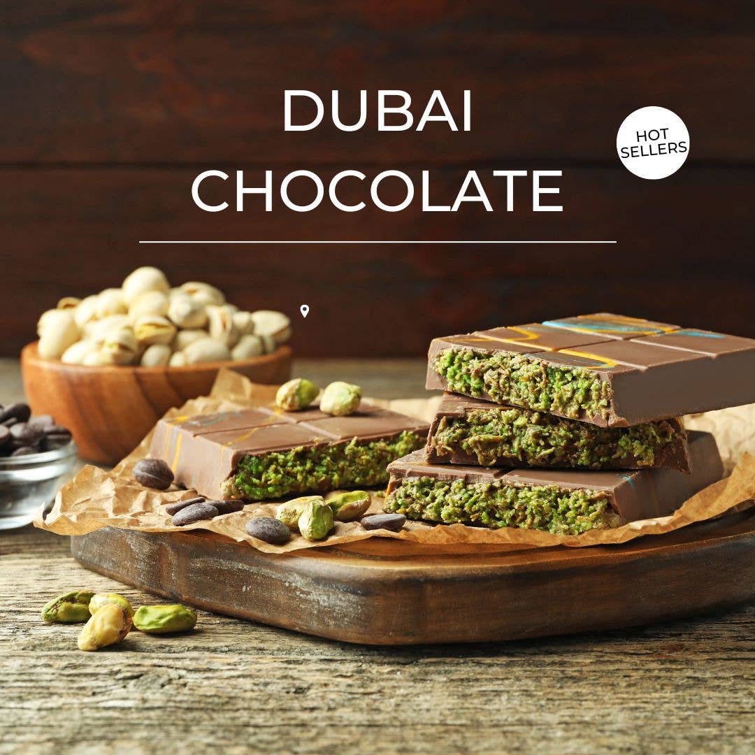 Gypsy Soul - Wholesale Chocolate Bar - Dubai Chocolate Bar - Large 7 oz (200g)5