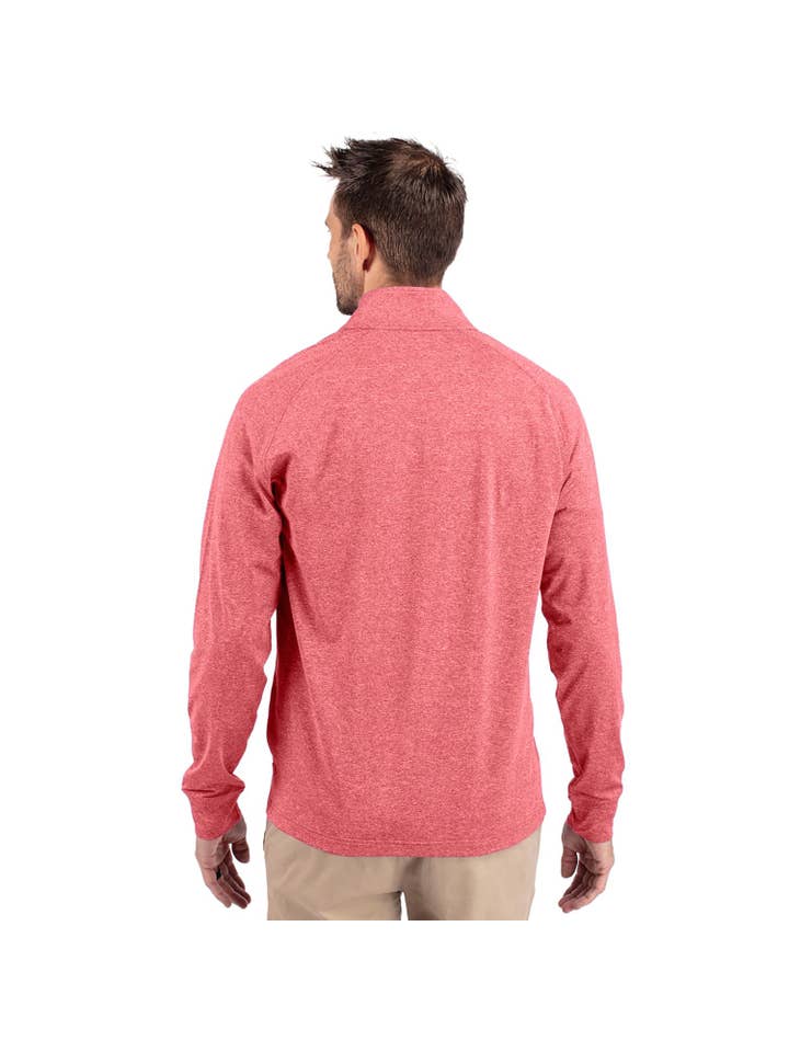 Cutter & Buck - Wholesale Sweatshirt - Men's - Cutter & Buck Adapt Eco Knit Heather Mens 1/4 Zip Pullover