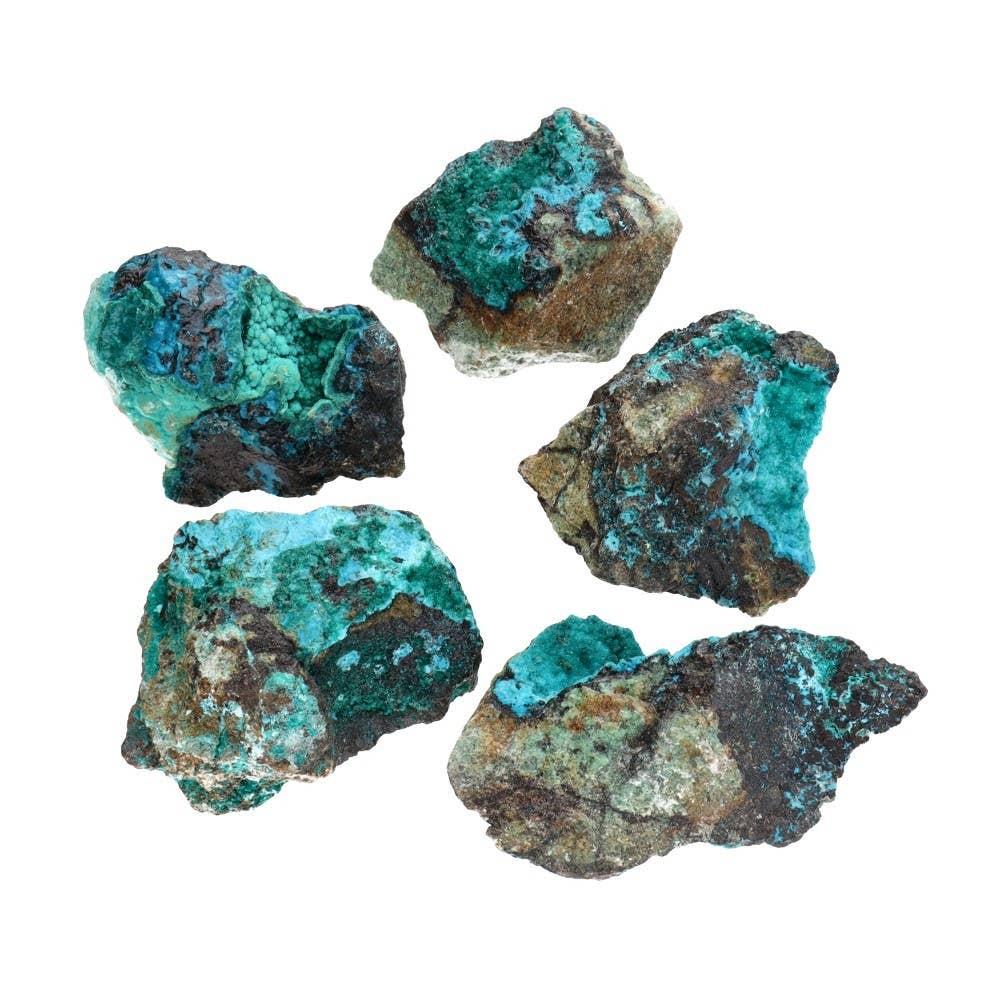 Vives de la Cortada S.L – Engroshandel Spirituelle sten og krystaller – Rå Chrysocola Mediana fra Mexico1