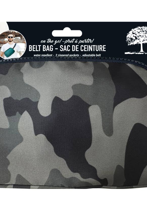 Medium Cross Body Bag Gray Camoflauge SKU 65709 for wholesale by M&S Distributions Corp