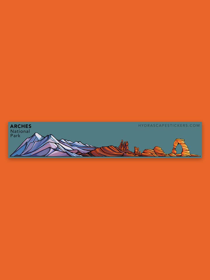 Arches National Park Miniscape klistermärke för wholesale av Hydrascape Stickers